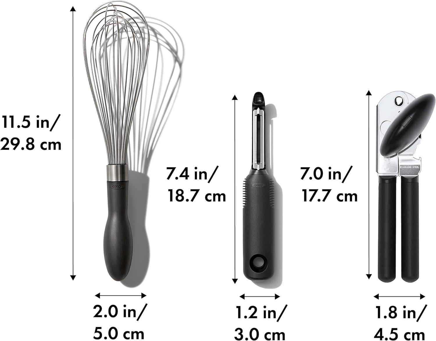 imageOXO Good Grips Stainless Steel Essential 3Piece Kitchen Gadget Set3 PC