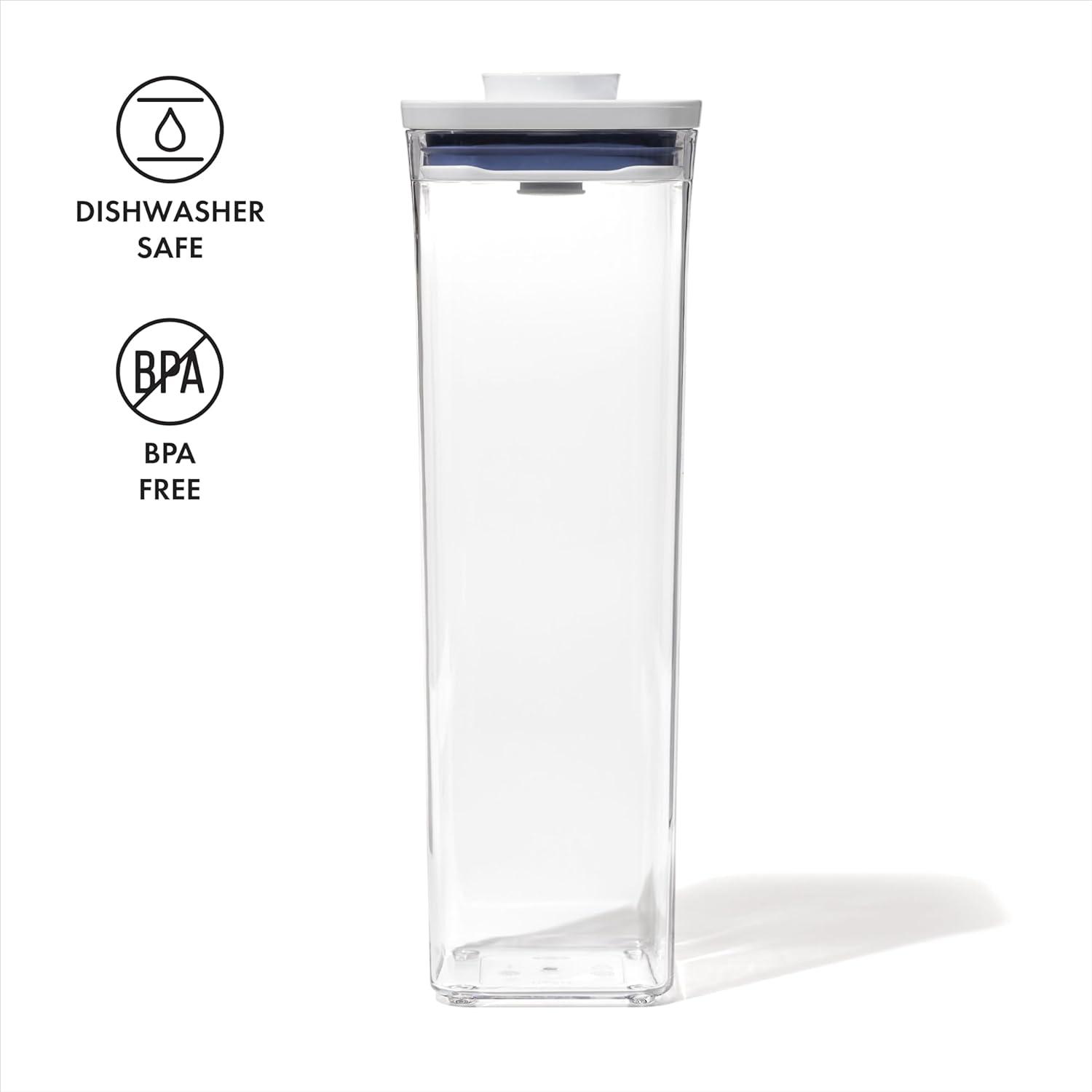 imageOXO Good Grips POP Container 44 Qt42 L Airtight Food Storage Containers23 Qt Square Spaghetti