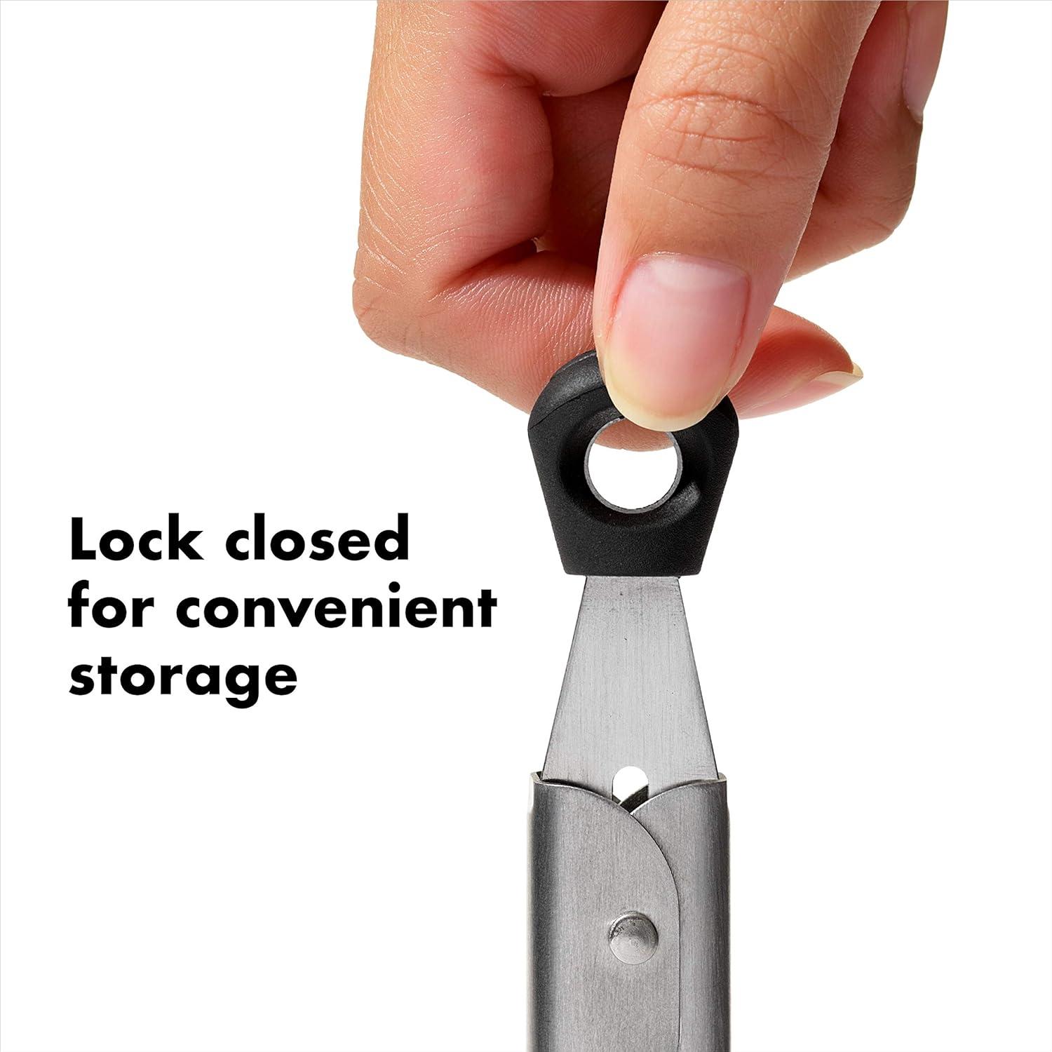 imageOXO Good Grips Stainless Steel Mini Tongs 2 Pack7Inch Mini