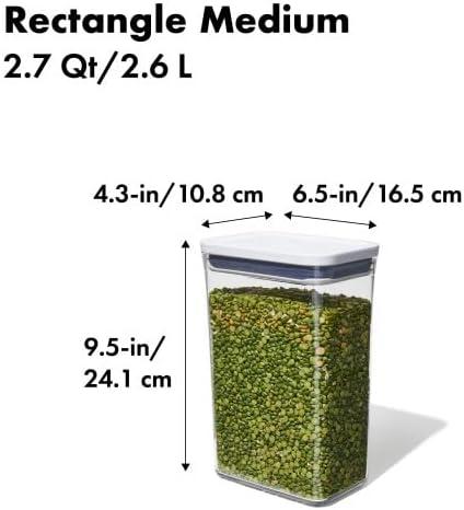 imageOXO Good Grips POP Container Airtight Food Storage 19 Qt for Snacks Sugar and More27 Qt Rectangle