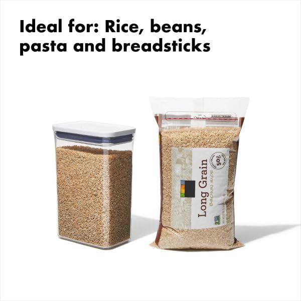 imageOXO Good Grips POP Container Airtight Food Storage 19 Qt for Snacks Sugar and More27 Qt Rectangle