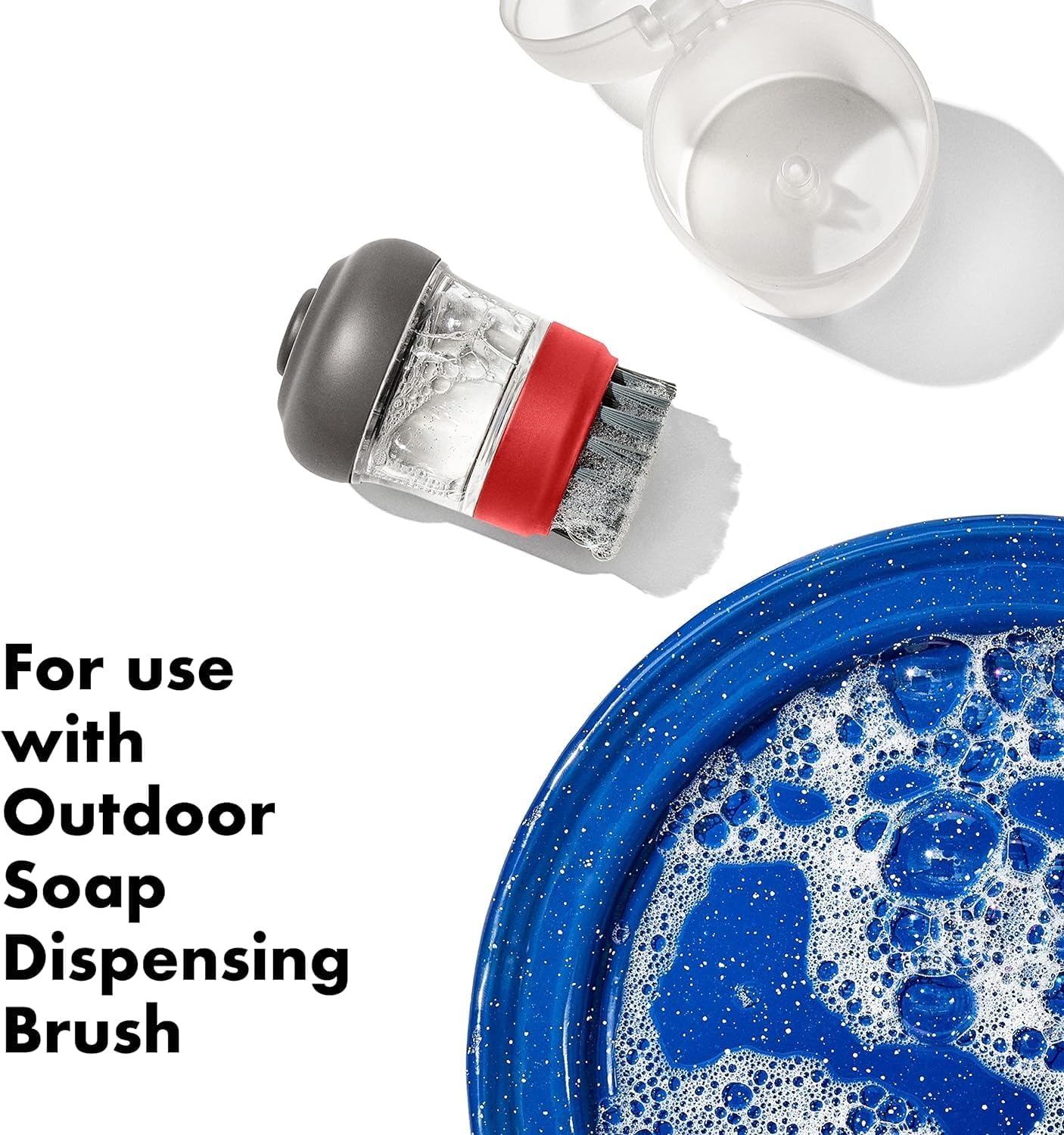 image:imageOXO Outdoor Soap Dispensing Dish Brush Replacement HeadsOne Size Pack of 2