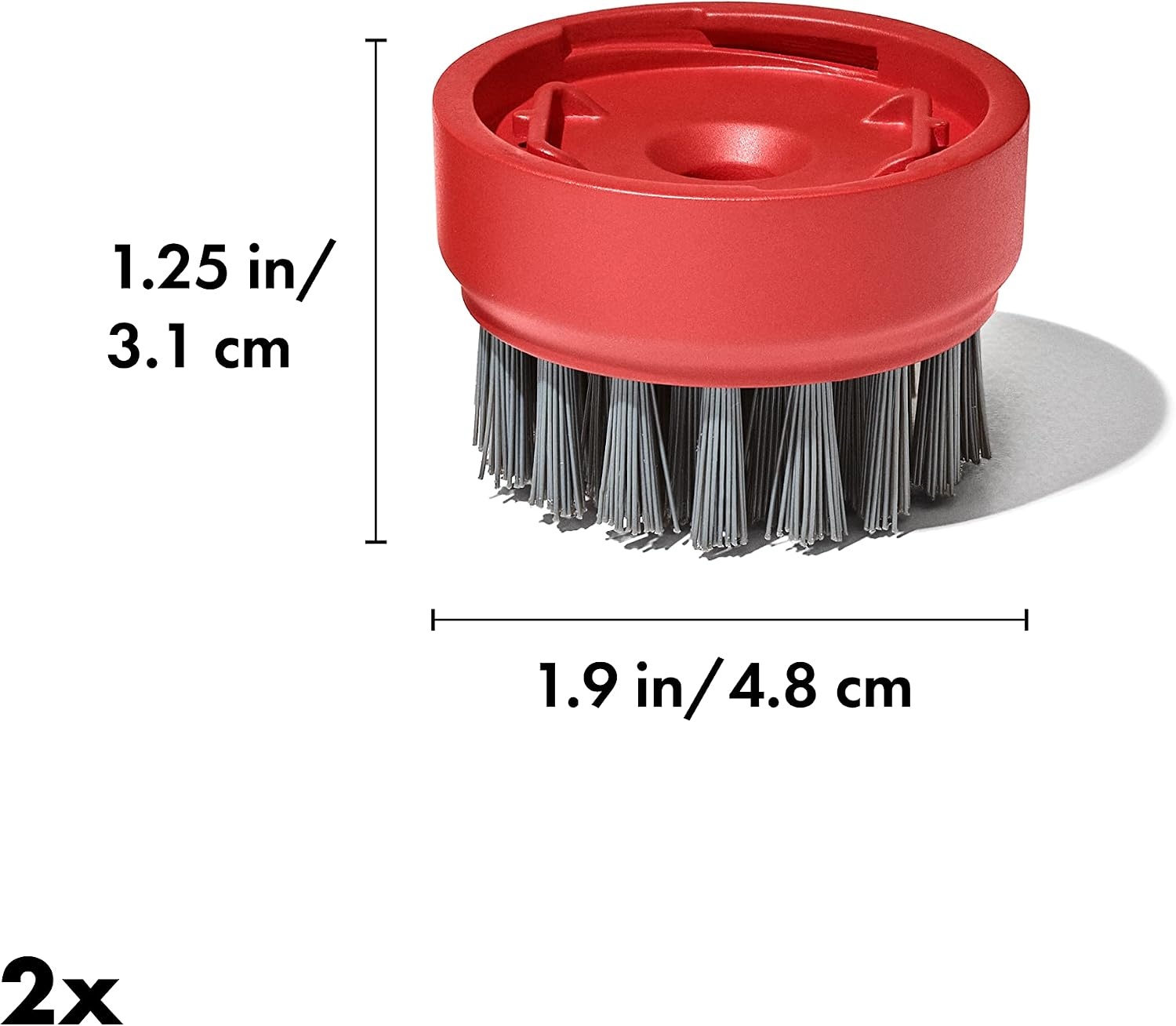 image:imageOXO Outdoor Soap Dispensing Dish Brush Replacement HeadsOne Size Pack of 2