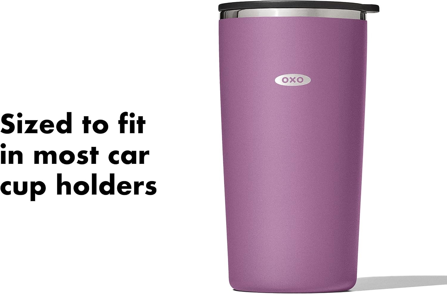 image:imageOXO Strive 20oz Insulated Tumbler with Sliding Lid CitrineAmethyst