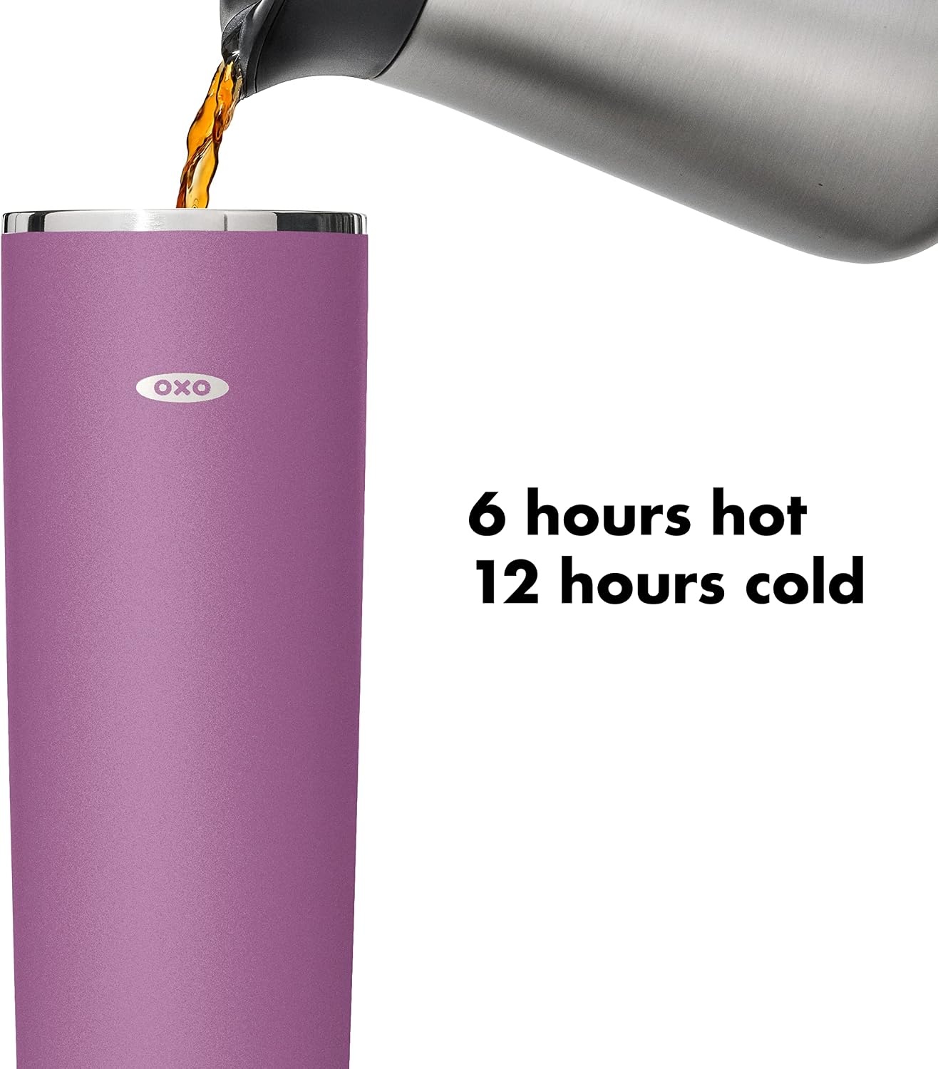 image:imageOXO Strive 20oz Insulated Tumbler with Sliding Lid CitrineAmethyst