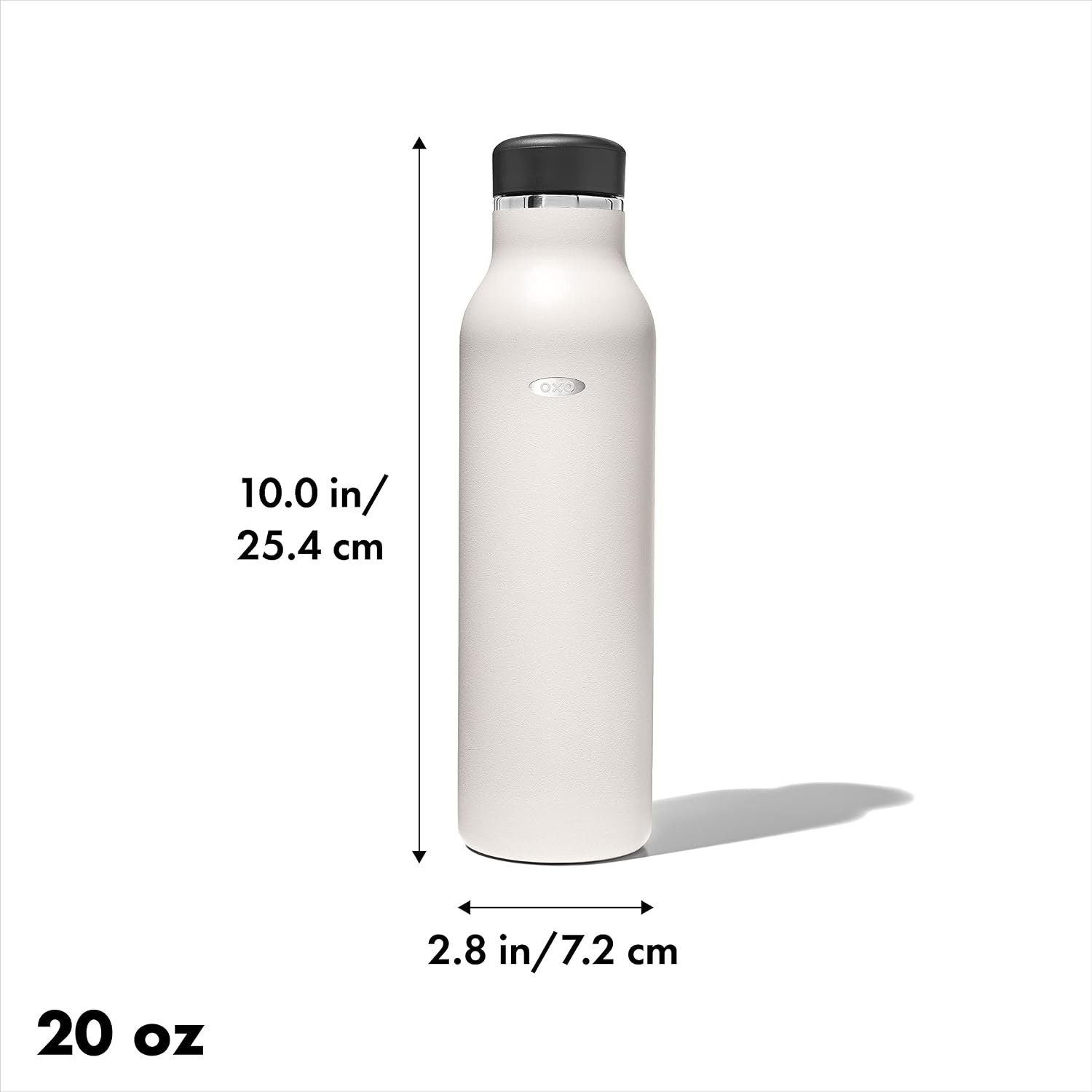 image:imageOXO Strive 20oz Insulated Water Bottle with Standard Lid AquamarineQuartz