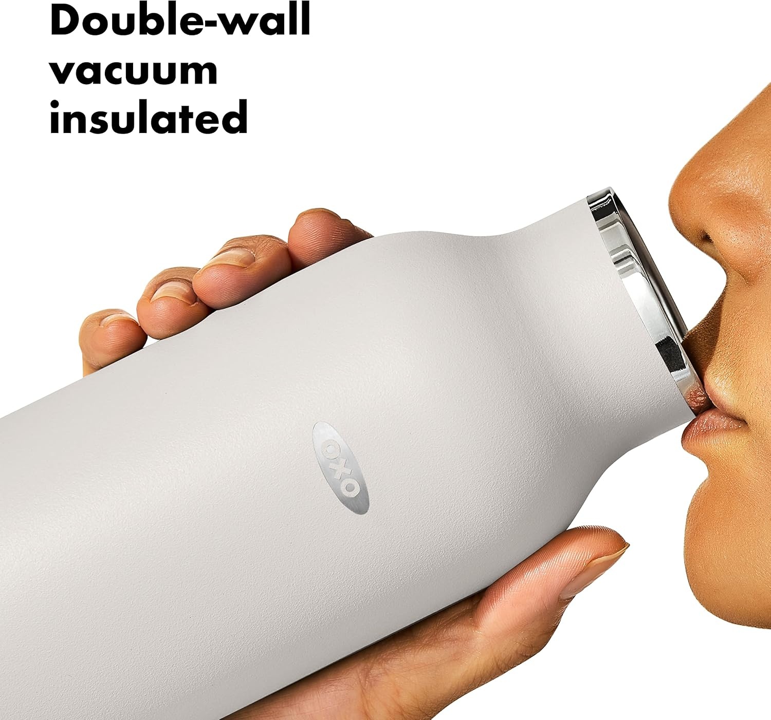 image:imageOXO Strive 20oz Insulated Water Bottle with Standard Lid AquamarineQuartz