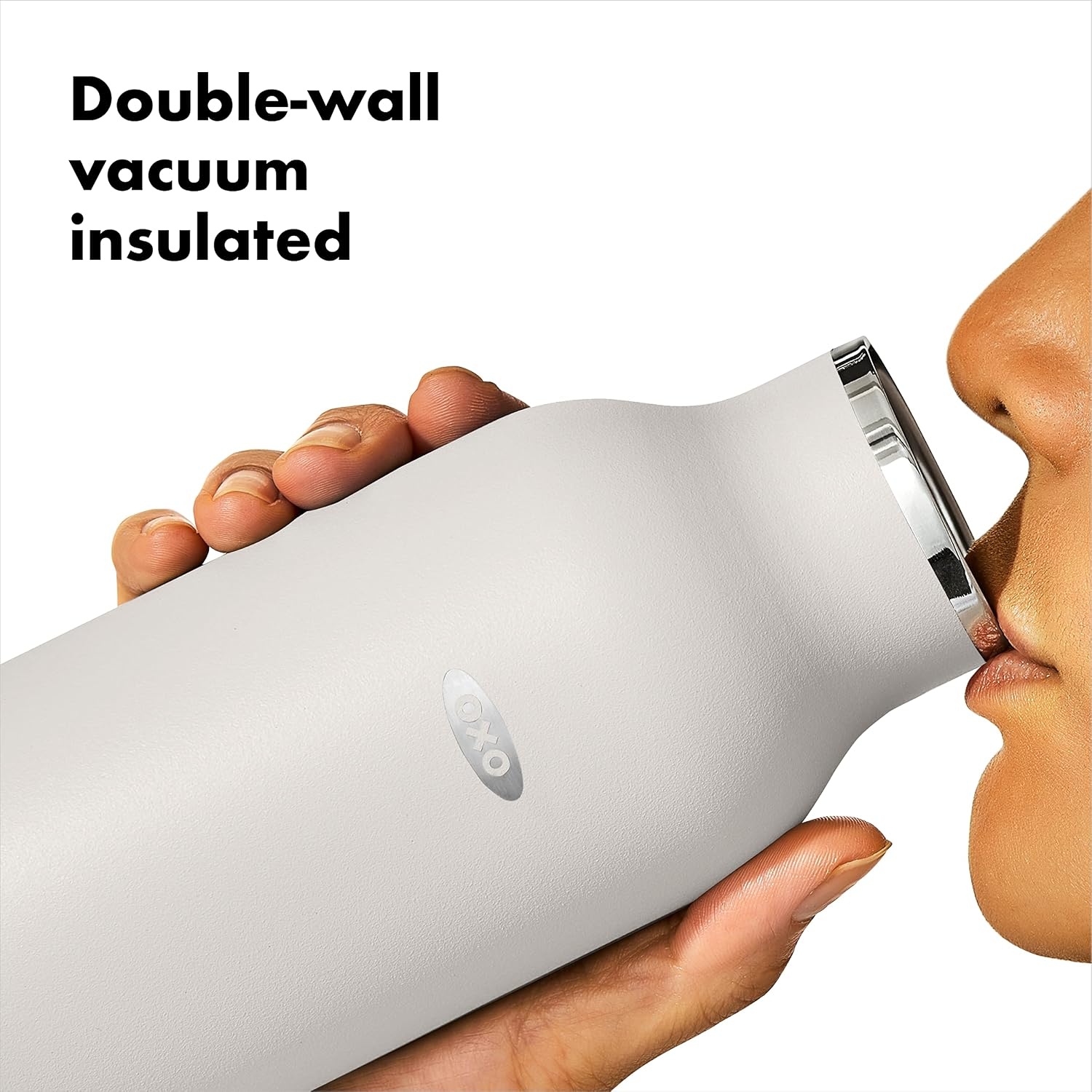 image:imageOXO Strive 20oz Insulated Water Bottle with Standard Lid AquamarineQuartz