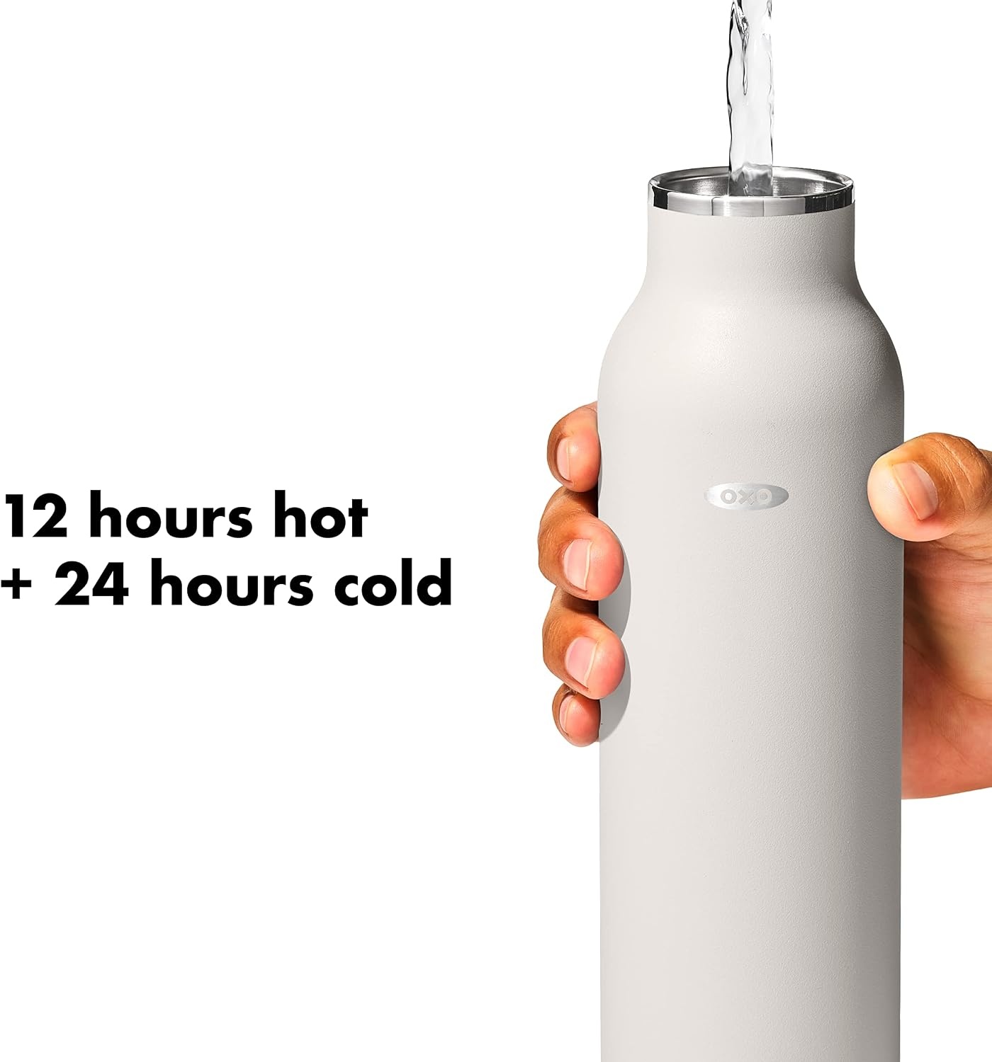 image:imageOXO Strive 20oz Insulated Water Bottle with Standard Lid AquamarineQuartz