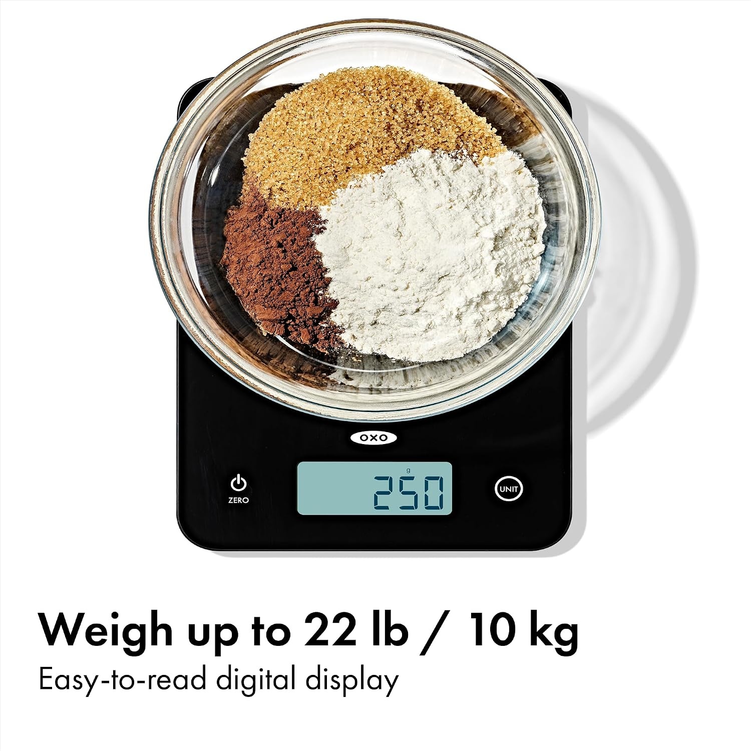 image:imageOXO Good Grips 22 Lb Everyday Glass Food Scale22 Pound