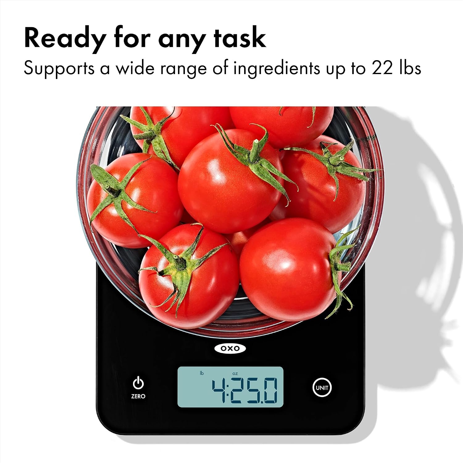 image:imageOXO Good Grips 22 Lb Everyday Glass Food Scale22 Pound