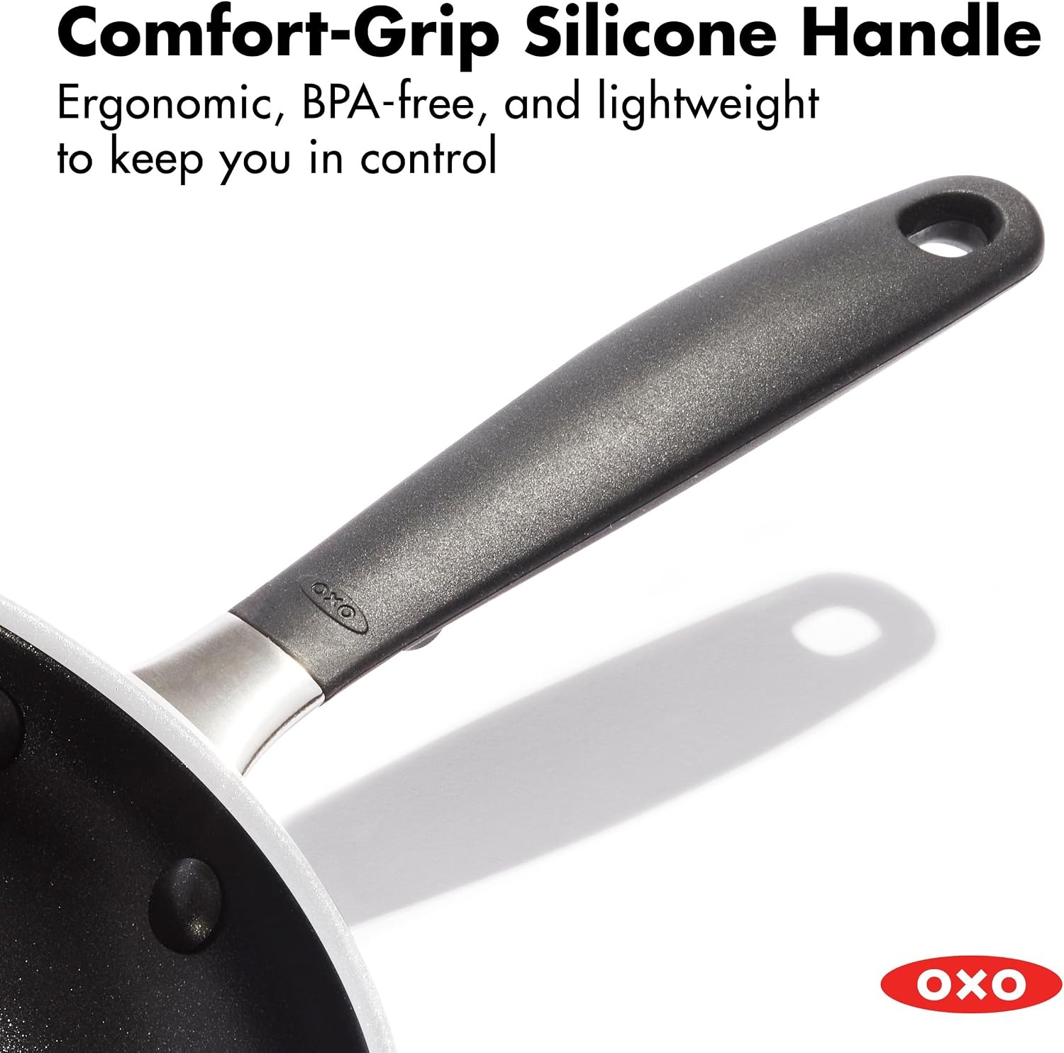 image:imageOXO Good Grips Hard Anodized PFOAFree Nonstick 8 and 10 Frying Pan Skillet set Black8 10 Frying Pan Skillet Set